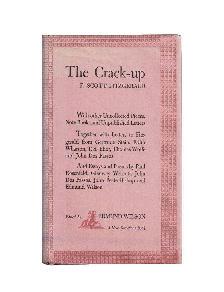 Item #1975 the crack-up. f. scott fitzgerald