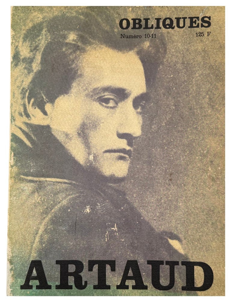 Item #1980 obliques numéro 10-11: artaud