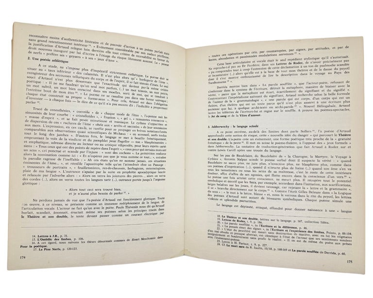 obliques numéro 10-11: artaud