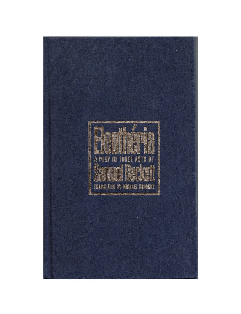 Item #1998 eleuthéria. samuel beckett