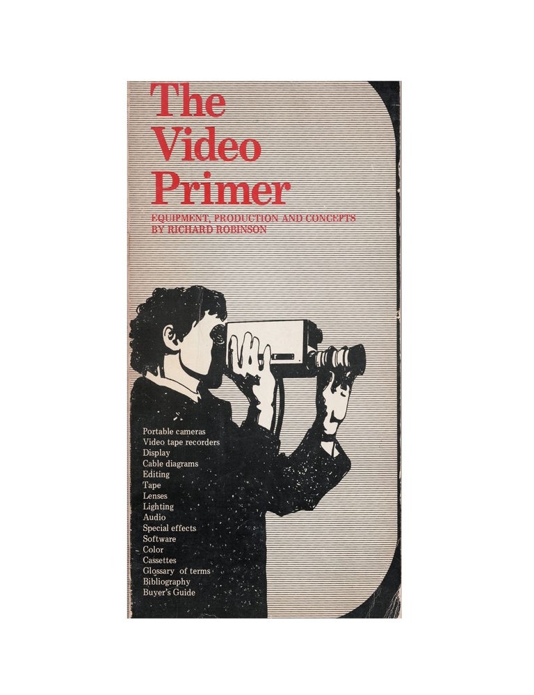 Item #2000 the video primer. richard robinson