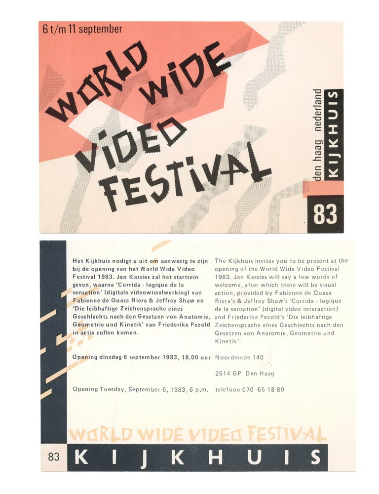 kijkhuis world wide video festival 1983