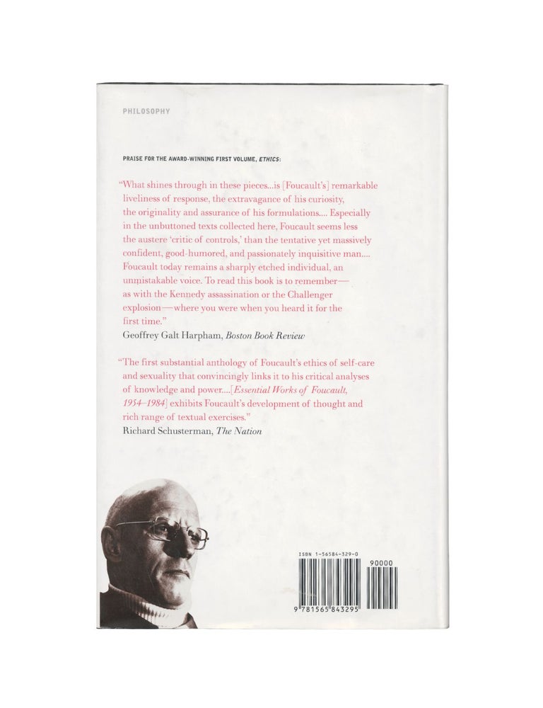 aesthetics, method, and epistemology: essential works of foucault, 1954–1984, vol. 2