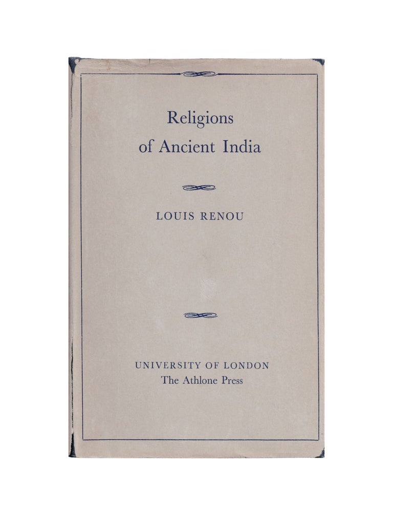 Item #2074 religions of ancient india. louis renou