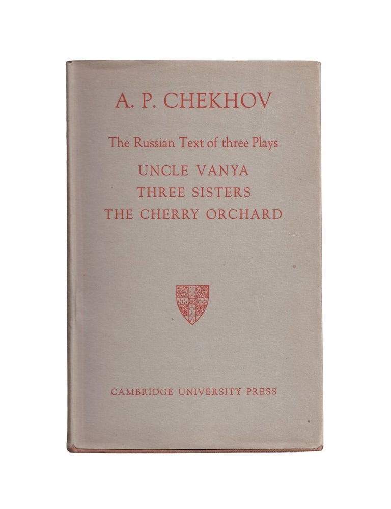 Item #2096 the russian text of three plays: uncle vanya, three sisters, the cherry orchard. a. p....