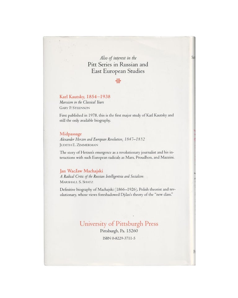 varieties of marxist humanism: philosophical revision in postwar eastern europe