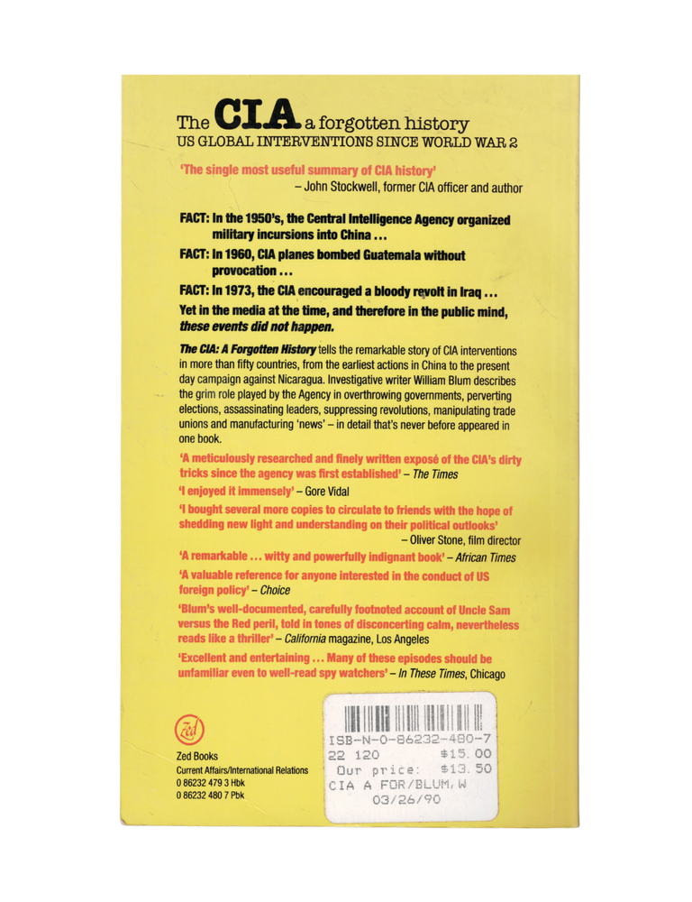 the cia: a forgotten history