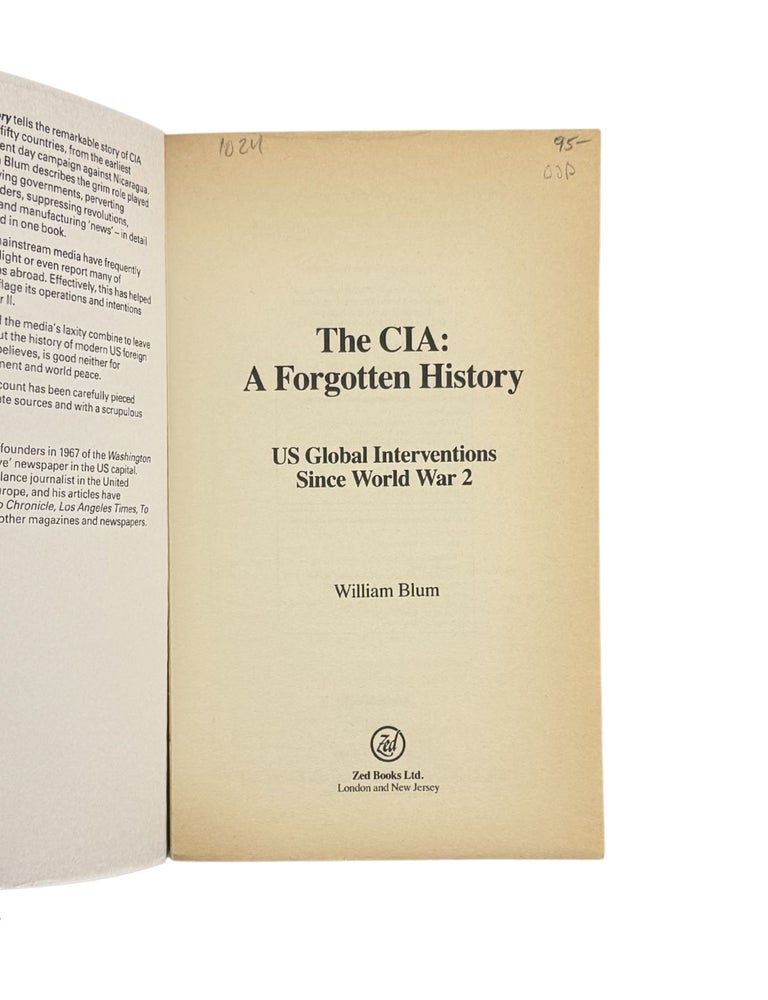 the cia: a forgotten history