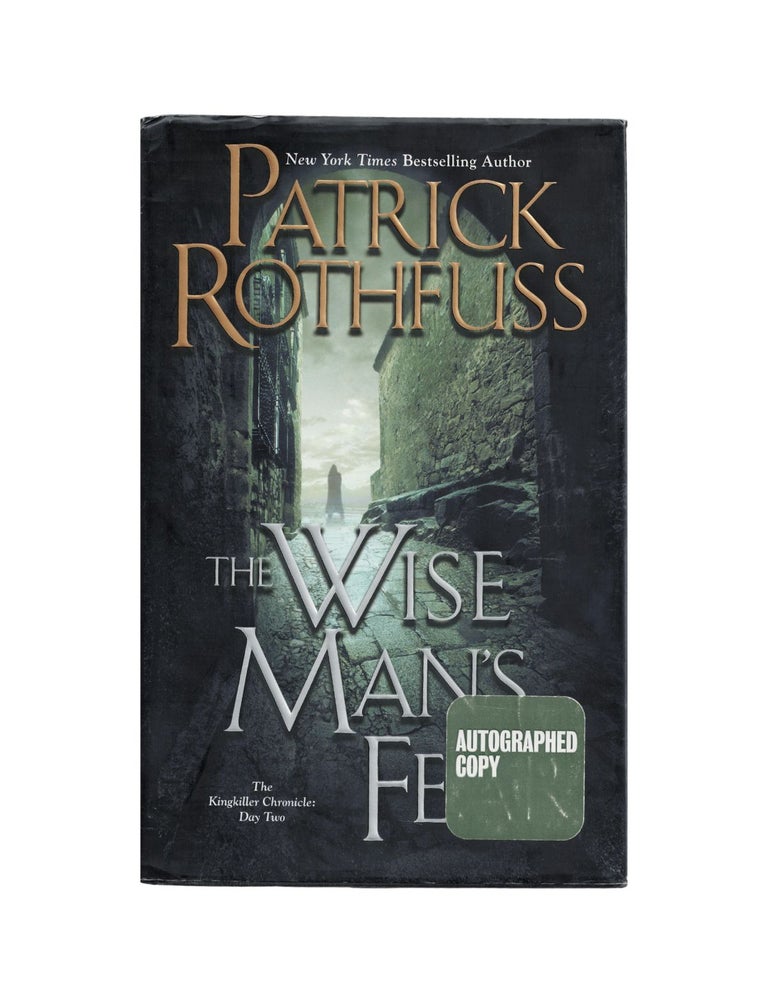 Item #2202 the wise man's fear. patrick rothfuss