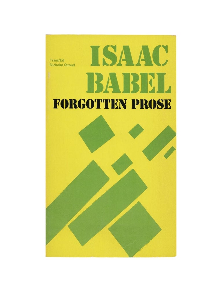 Item #2216 forgotten prose. isaac babel