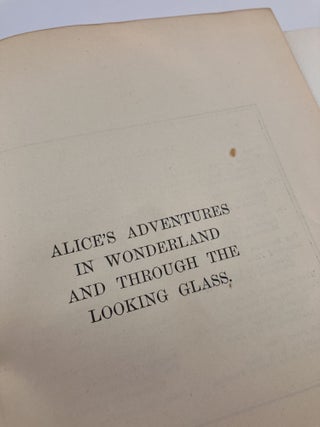 alice’s adventures in wonderland and through the looking glass