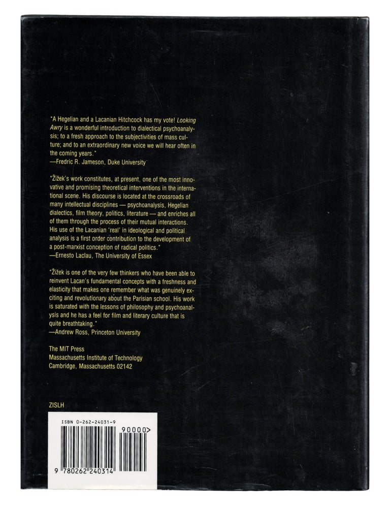 looking awry: an introduction to jacques lacan through popular culture