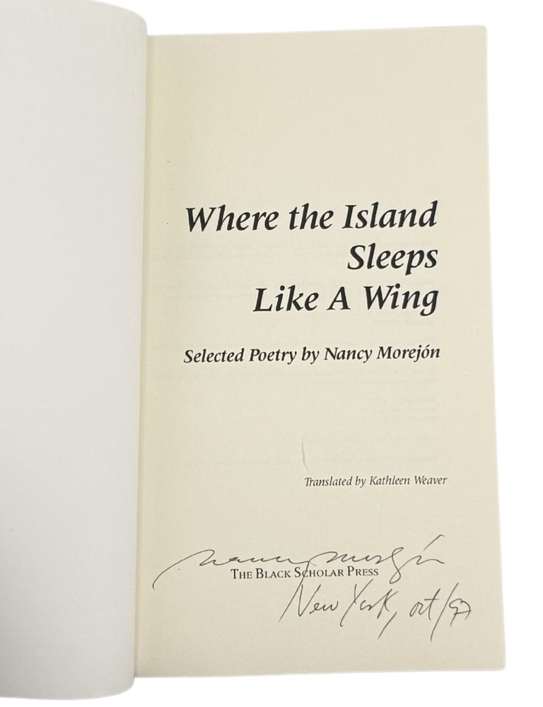 where the island sleeps like a wing