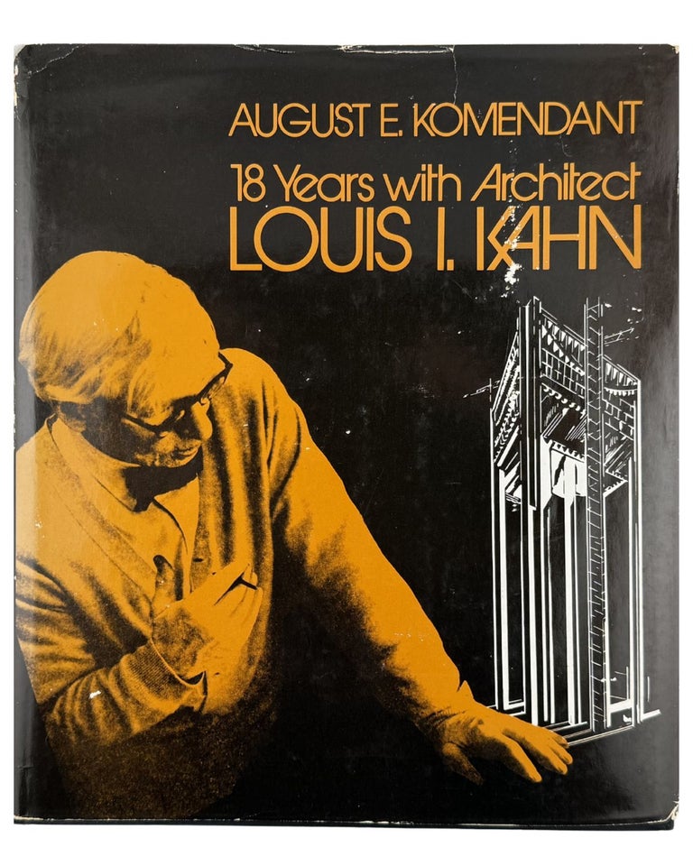 Item #2283 18 years with architect louis i. kahn. august e. komendant