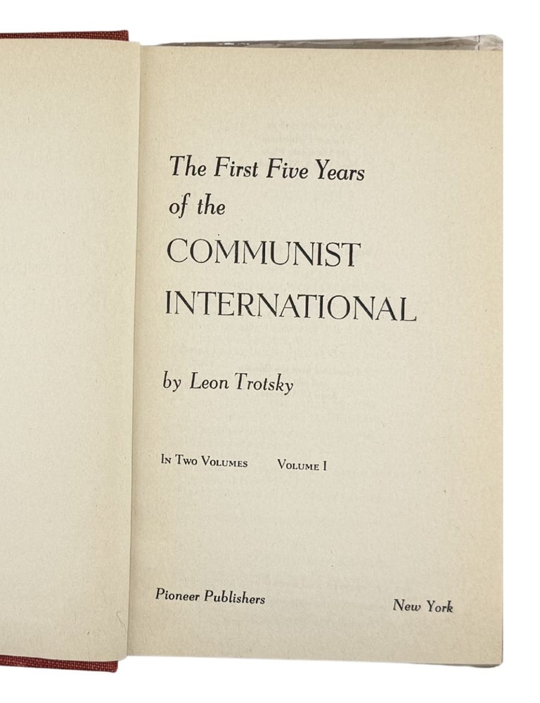 the first five years of the communist international (volume 1)