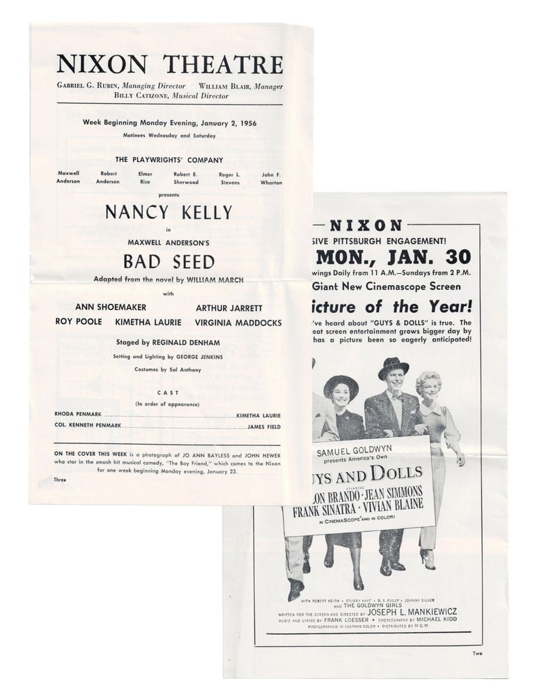 bad seed: a play in two acts