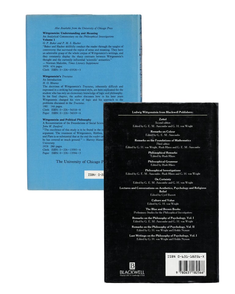 last writings on the philosophy of psychology: volumes one and two