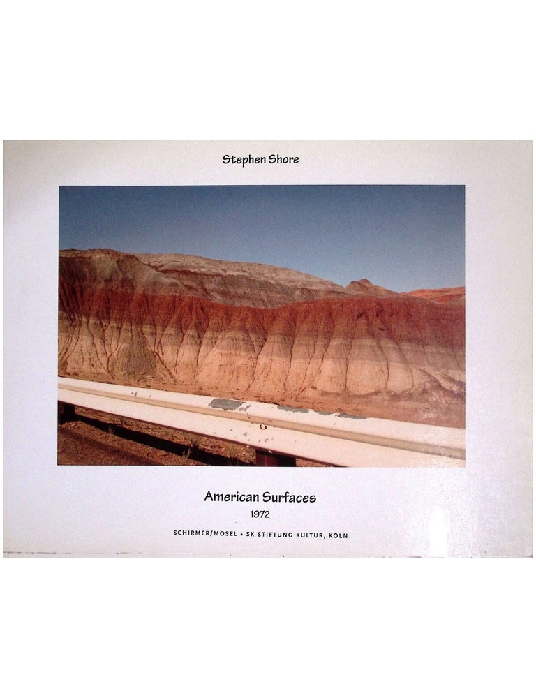 Item #2374 stephen shore: american surfaces 1972. stephen shore