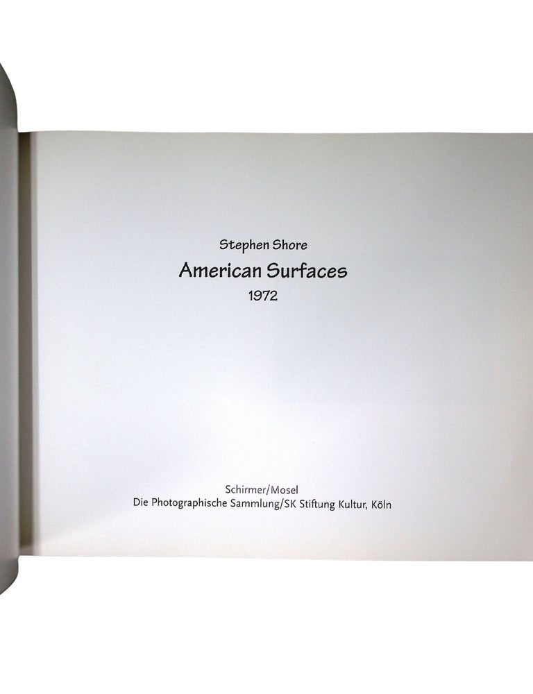 stephen shore: american surfaces 1972
