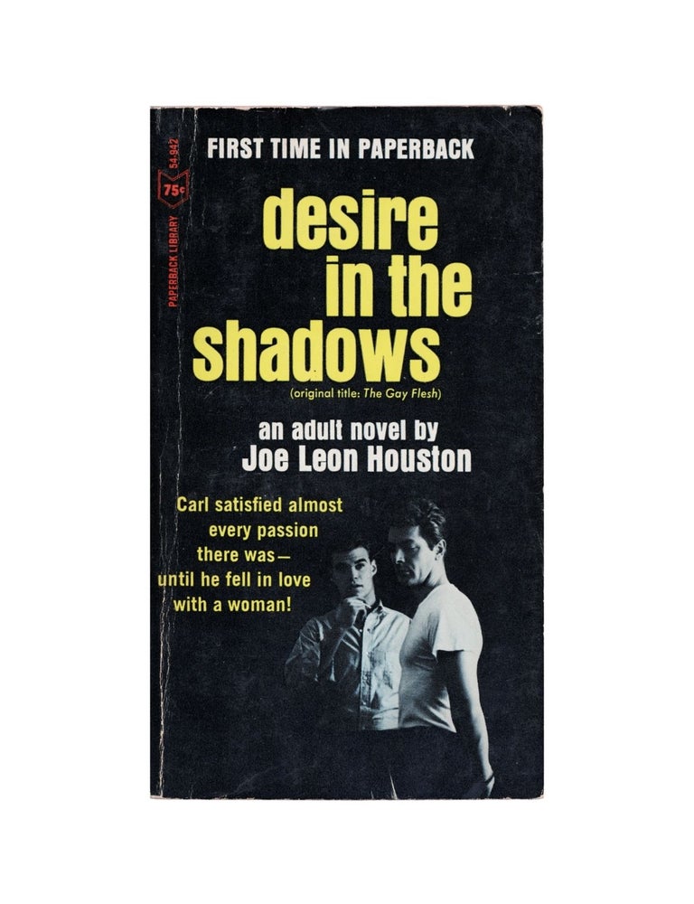 Item #2379 desire in the shadows (formerly the gay flesh). joe leon houston