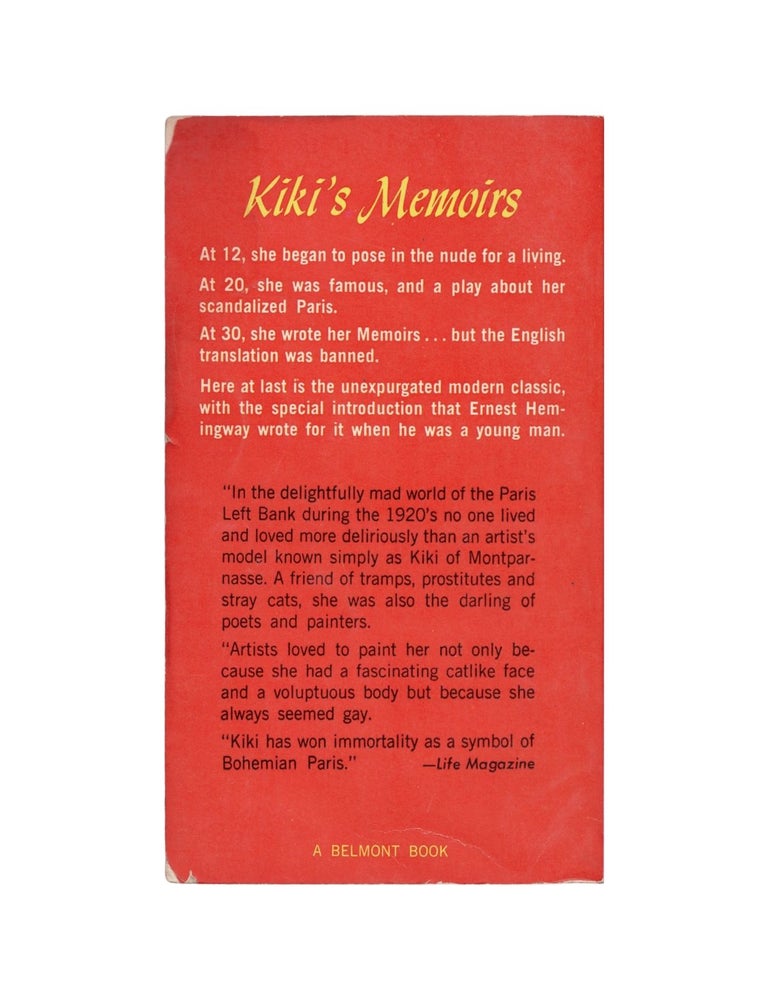 the education of a french model: kiki's memoirs