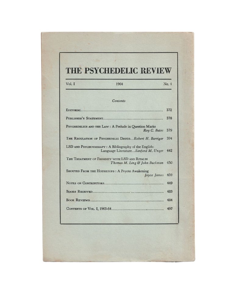 the psychedelic review vol. 1 no.4