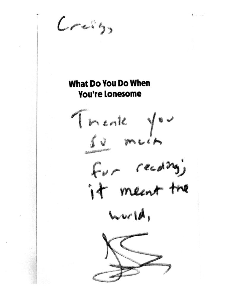 what do you do when you're lonesome: the authorized biography of justin townes earle