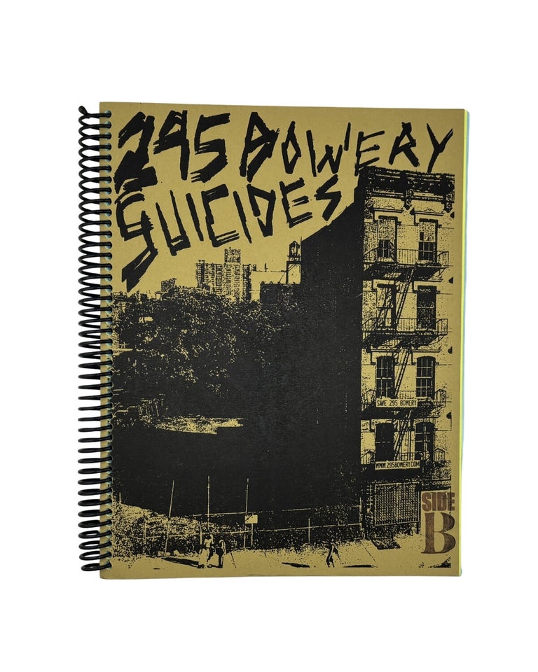 Item #2412 295 bowery suicides. adam woodward
