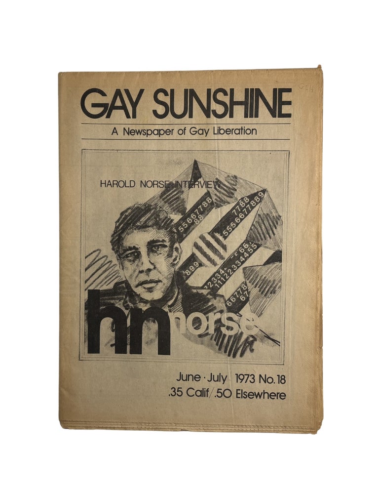 gay sunshine: a journal of gay liberation