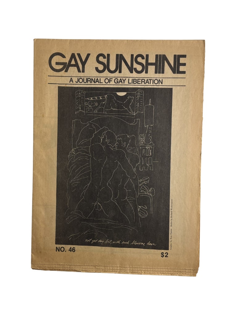 gay sunshine: a journal of gay liberation