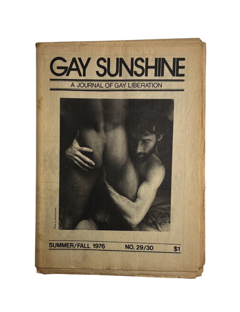 gay sunshine: a journal of gay liberation