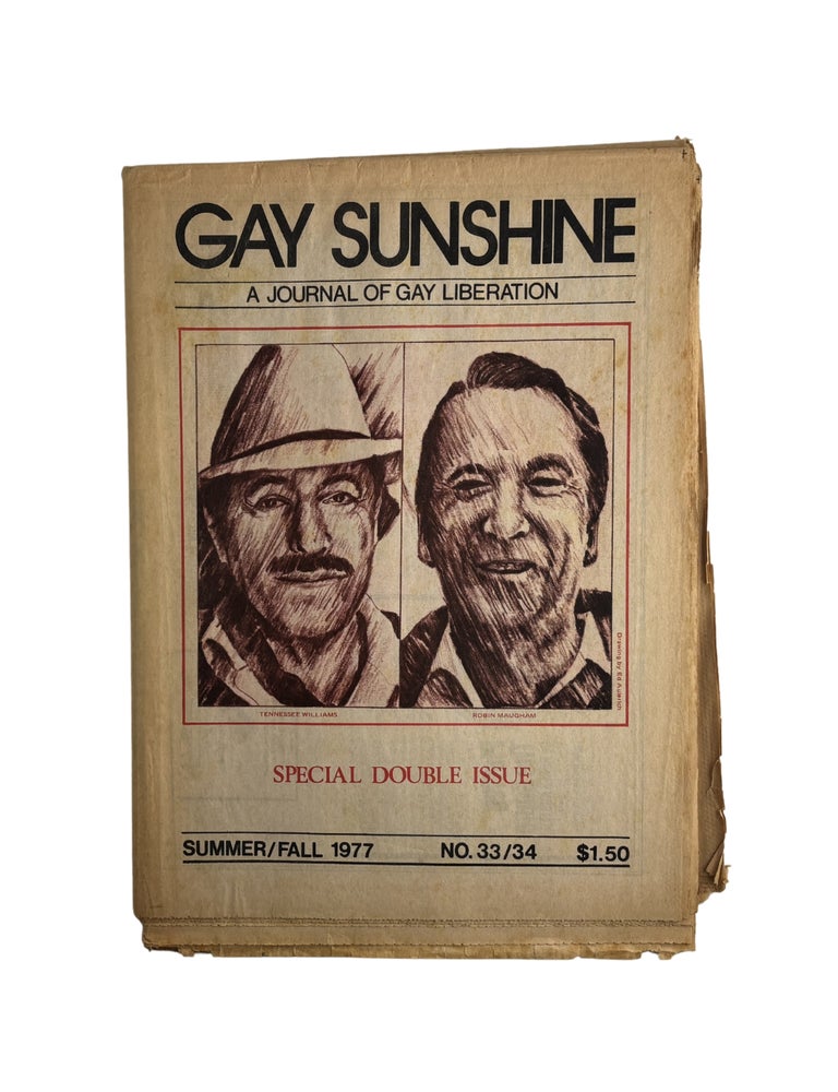 gay sunshine: a journal of gay liberation