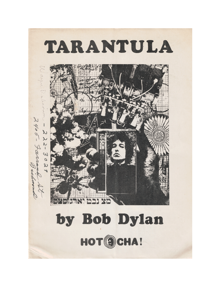 Item #2416 tarantula. bob dylan