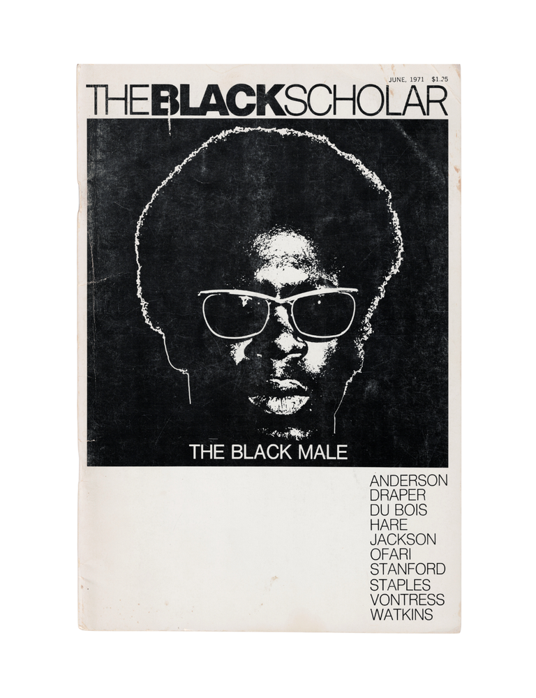 Item #2419 the black scholar volume 2, no. 10, june 1971: the black male. robert chrisman