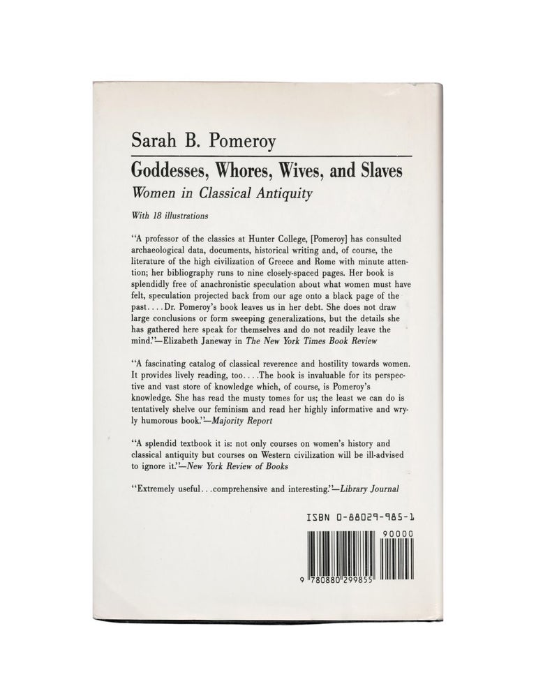 goddesses, whores, wives, and slaves: women in classical antiquity