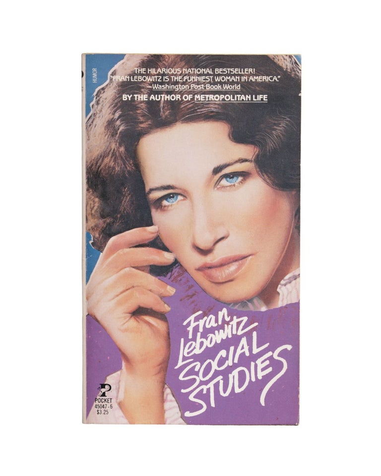 Item #2434 social studies. fran lebowitz