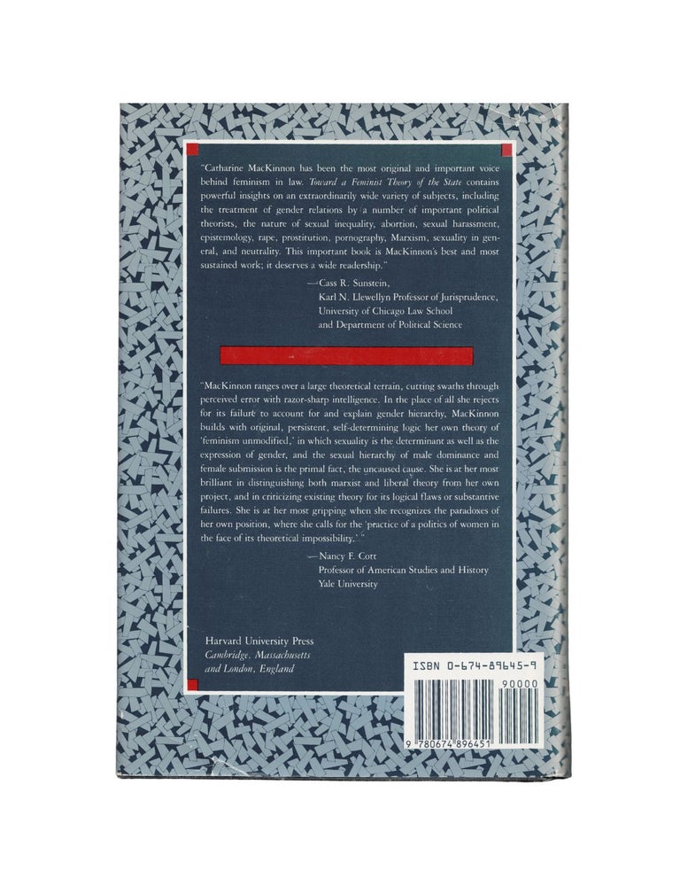 toward a feminist theory of state