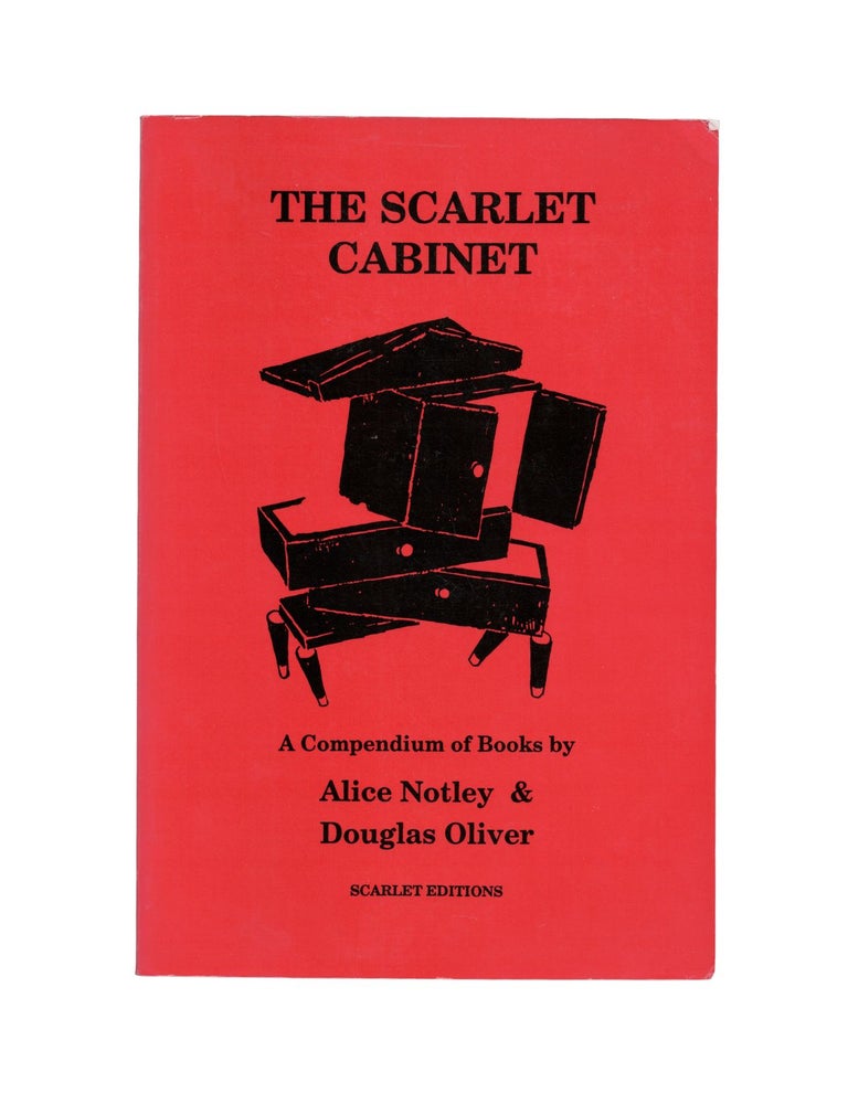 Item #2466 the scarlet cabinet: a compendium of books. alice notley, douglas oliver