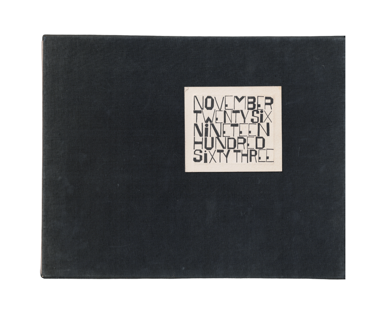 Item #2492 november twenty six nineteen hundred sixty three. wendell berry ben shahan