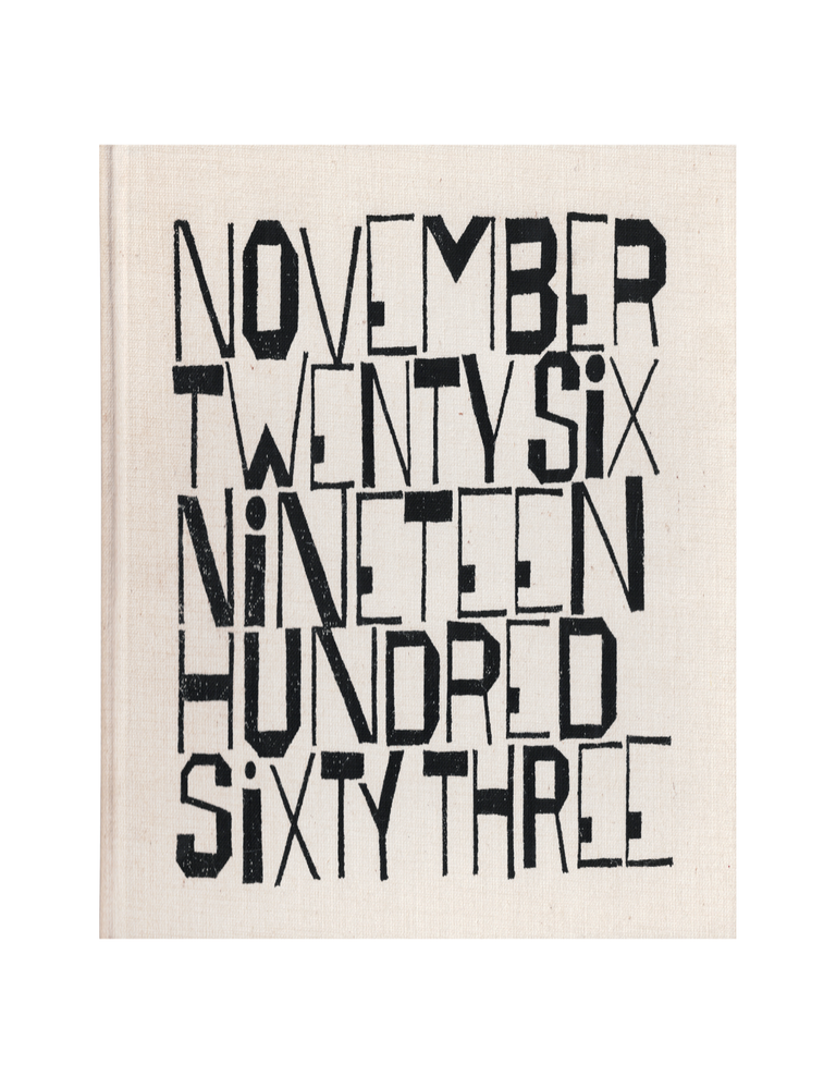 november twenty six nineteen hundred sixty three