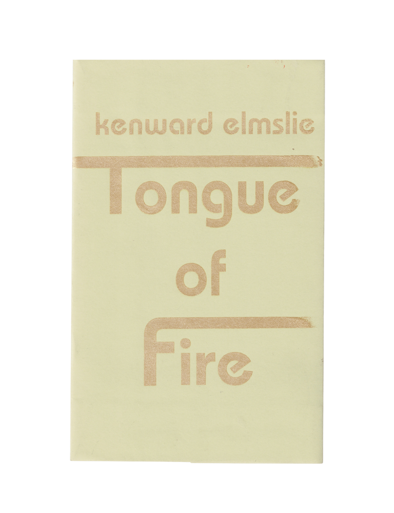Item #2497 tongue of fire. kenward elmslie
