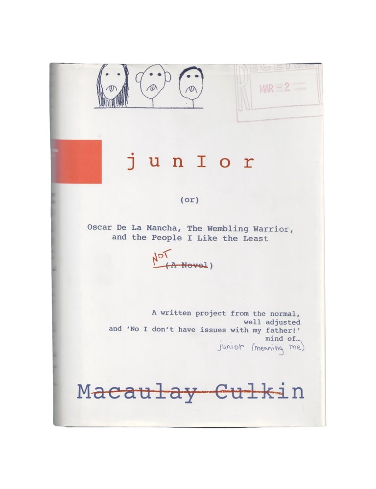 Item #2500 junior (or) oscar de la mancha, the wembling warrior, and the people i like the least....