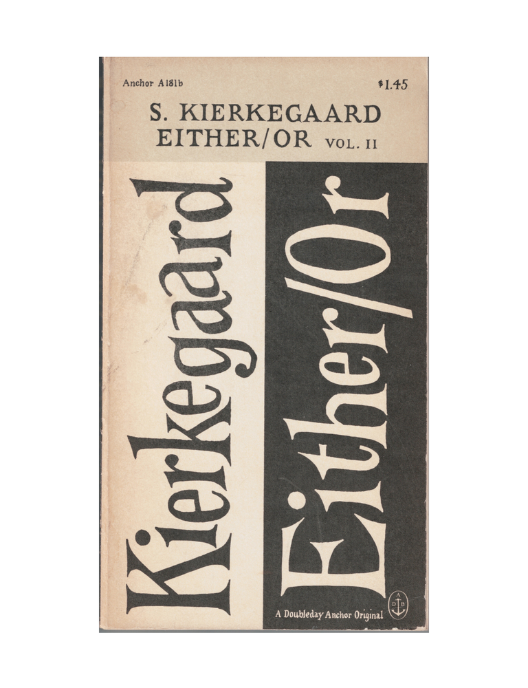 either/or (2 vols)