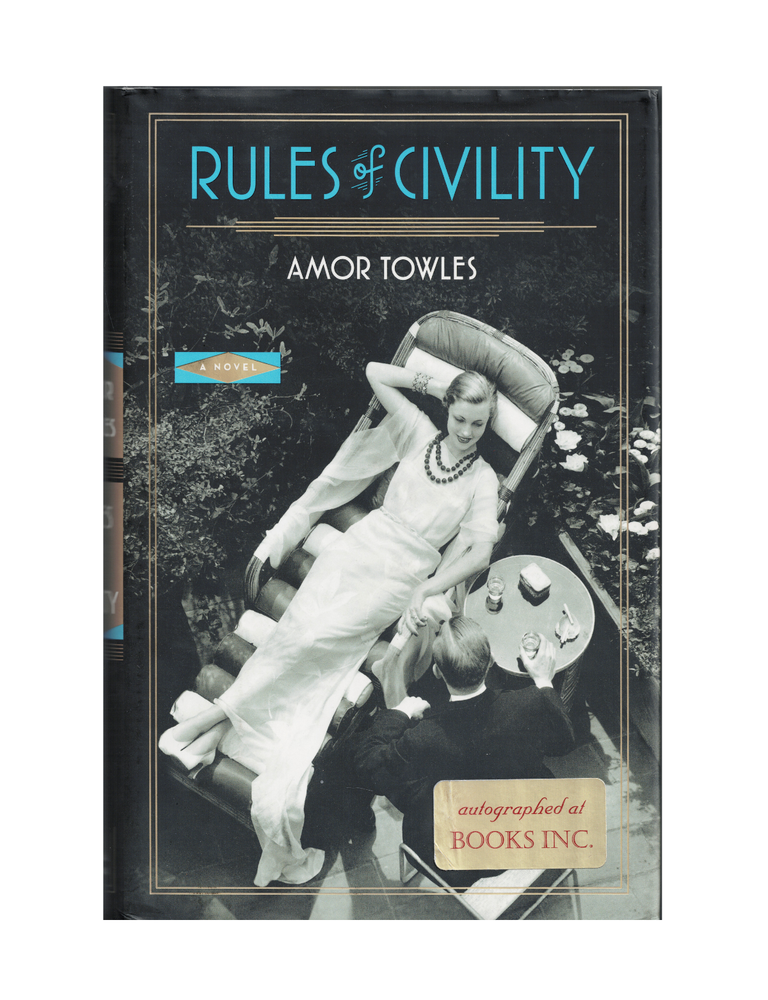 Item #2551 rules of civility. amor towles