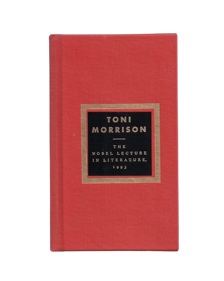 Item #2553 the nobel lecture in literature, 1993. toni morrison