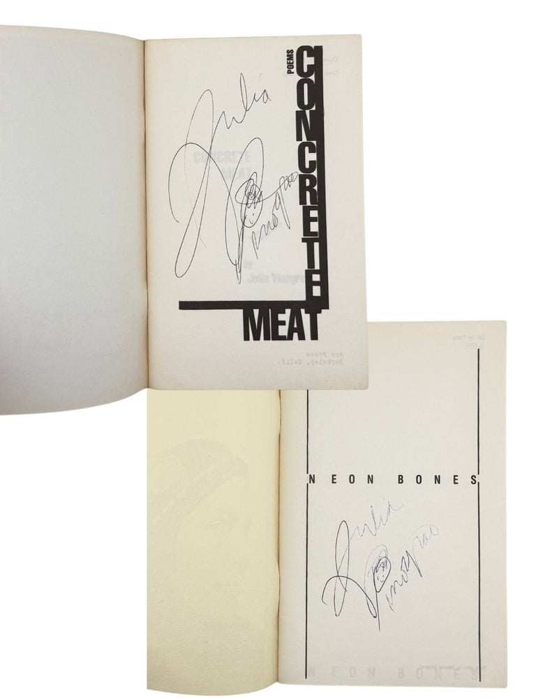 [four volumes] neon bones, street tenses, street spiels, concrete meat