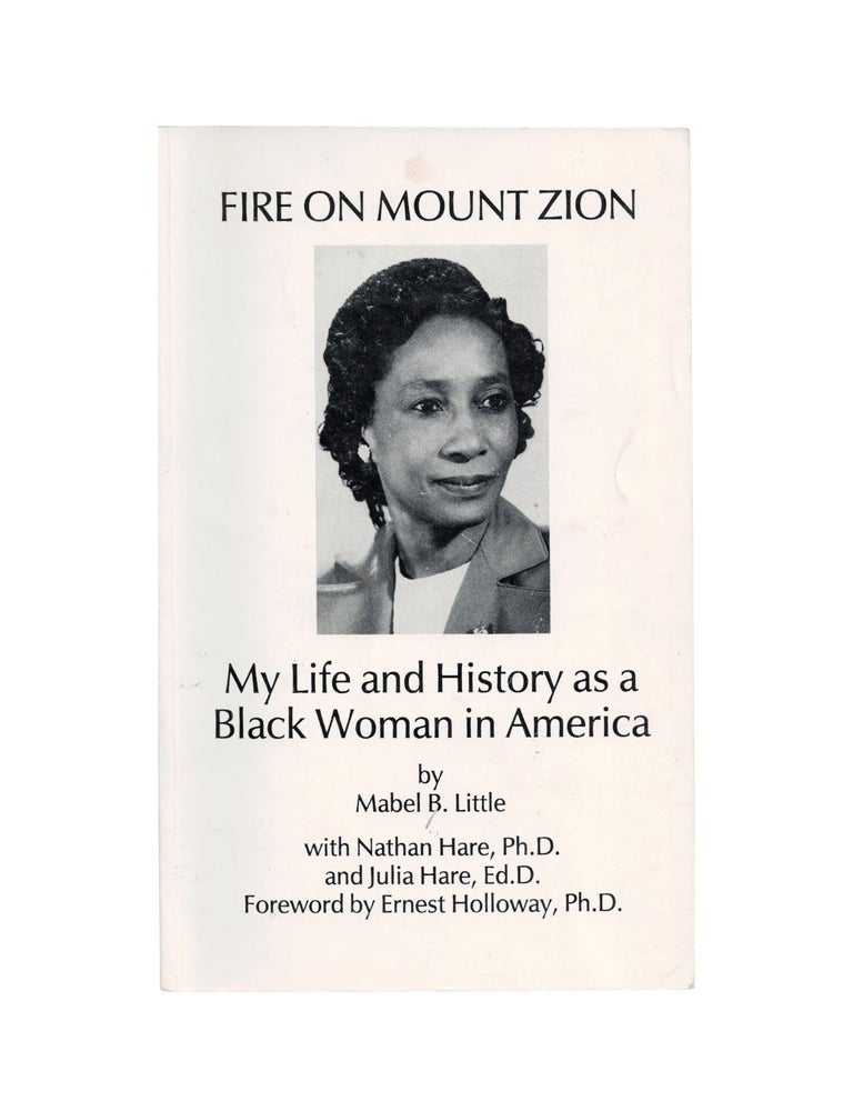 fire on mount zion: my life and history as a black woman in america