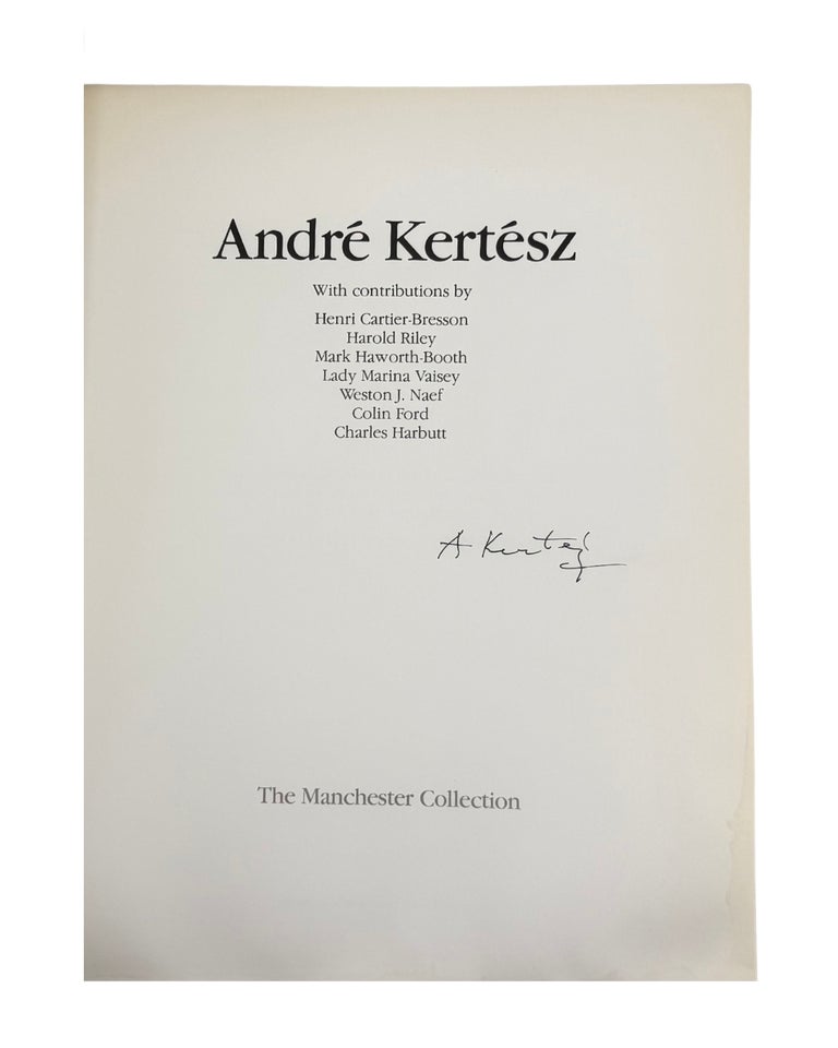 andré kertész: the manchester collection
