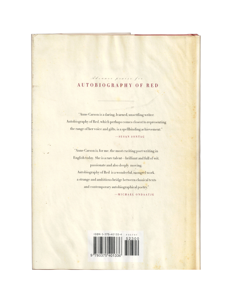 autobiography of red