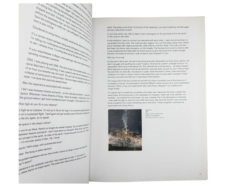anselm kiefer: superstrings runes the norns gordian knot